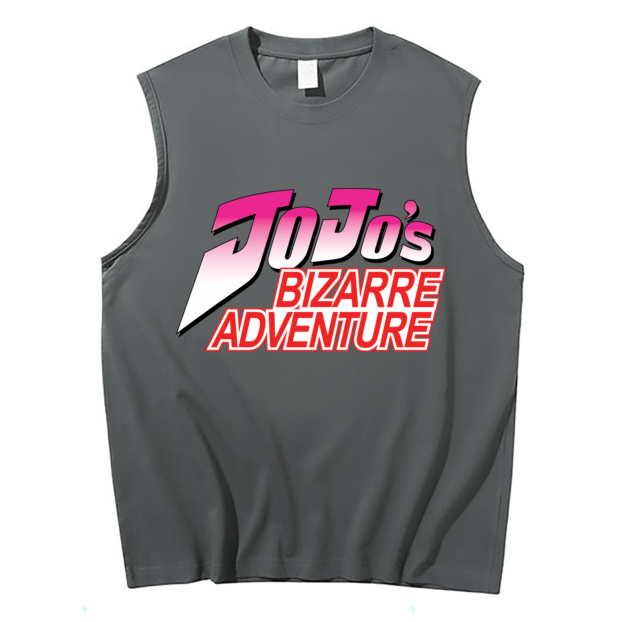 （画像用） ジョジョの奇妙な冒険 JoJo's Bizarre Adventure コットン100％タンクトップ（フロントプリント）